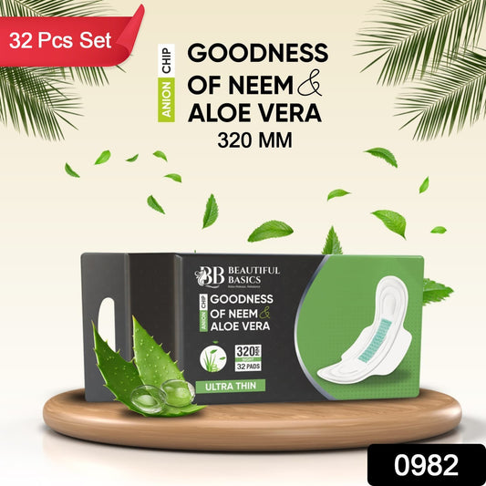 Neem and aloevera thin sanitary pads