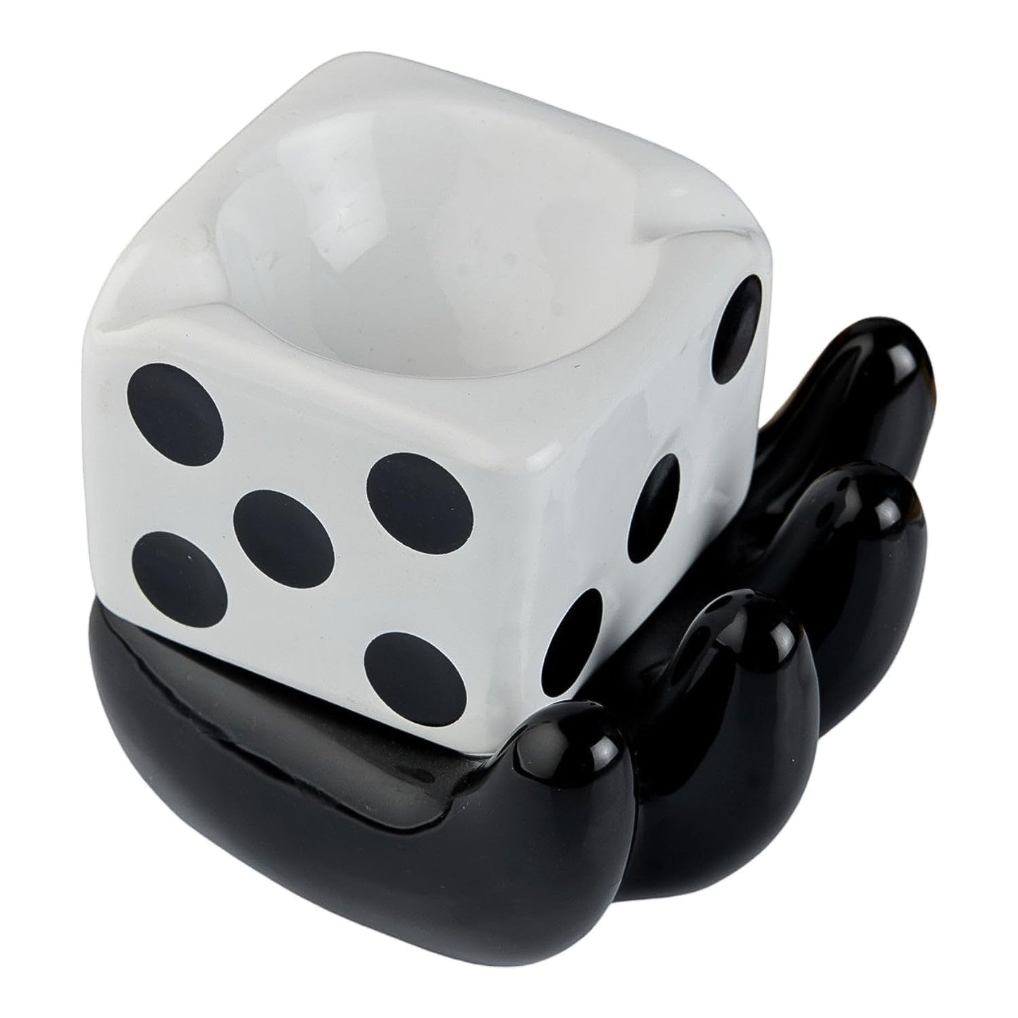 Colourful Smoking Ceramic Ashtray with Retro Vibes