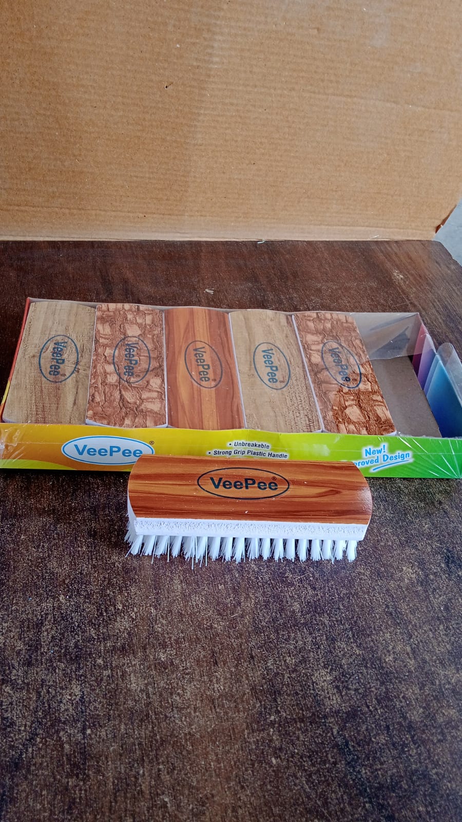VeePee Heavy-Duty Cloth Washing Brush Set 6 Pcs