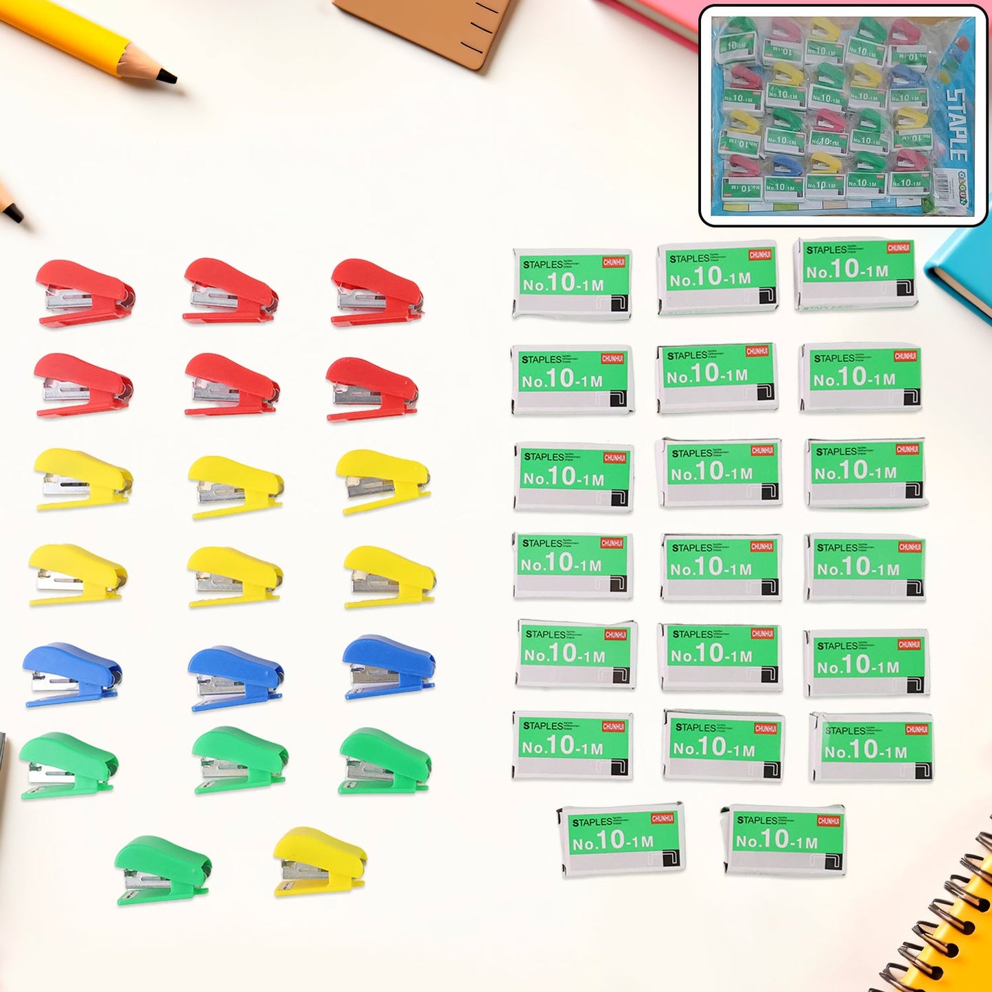 Mini Stapler Set with No.10 Pins