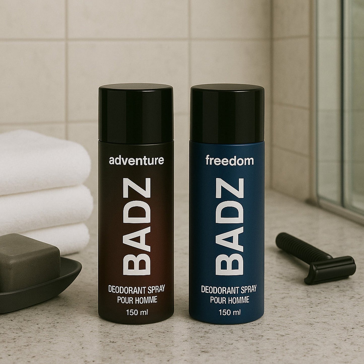 Men’s Deodorant Body Spray 150ml (Adventure / Freedom Variant – 1 Pc, Random Mix)