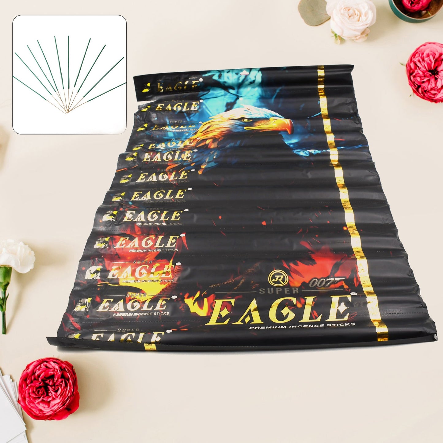Mosquito Agarbatti Stick, Mosquito Agarbatti (12 Packet / 120 Sticks) (Incense Stick)