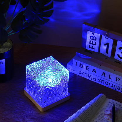 Ocean Wave Projector Lamp – 3D Water Wave LED Night Light with Remote