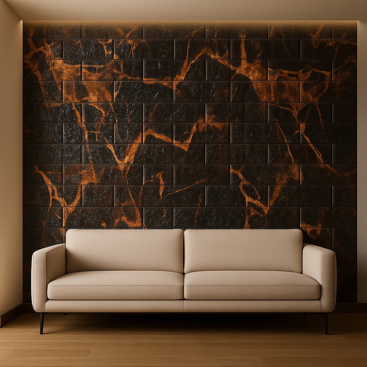 Soft foam wall panels for sound absorption and decoration