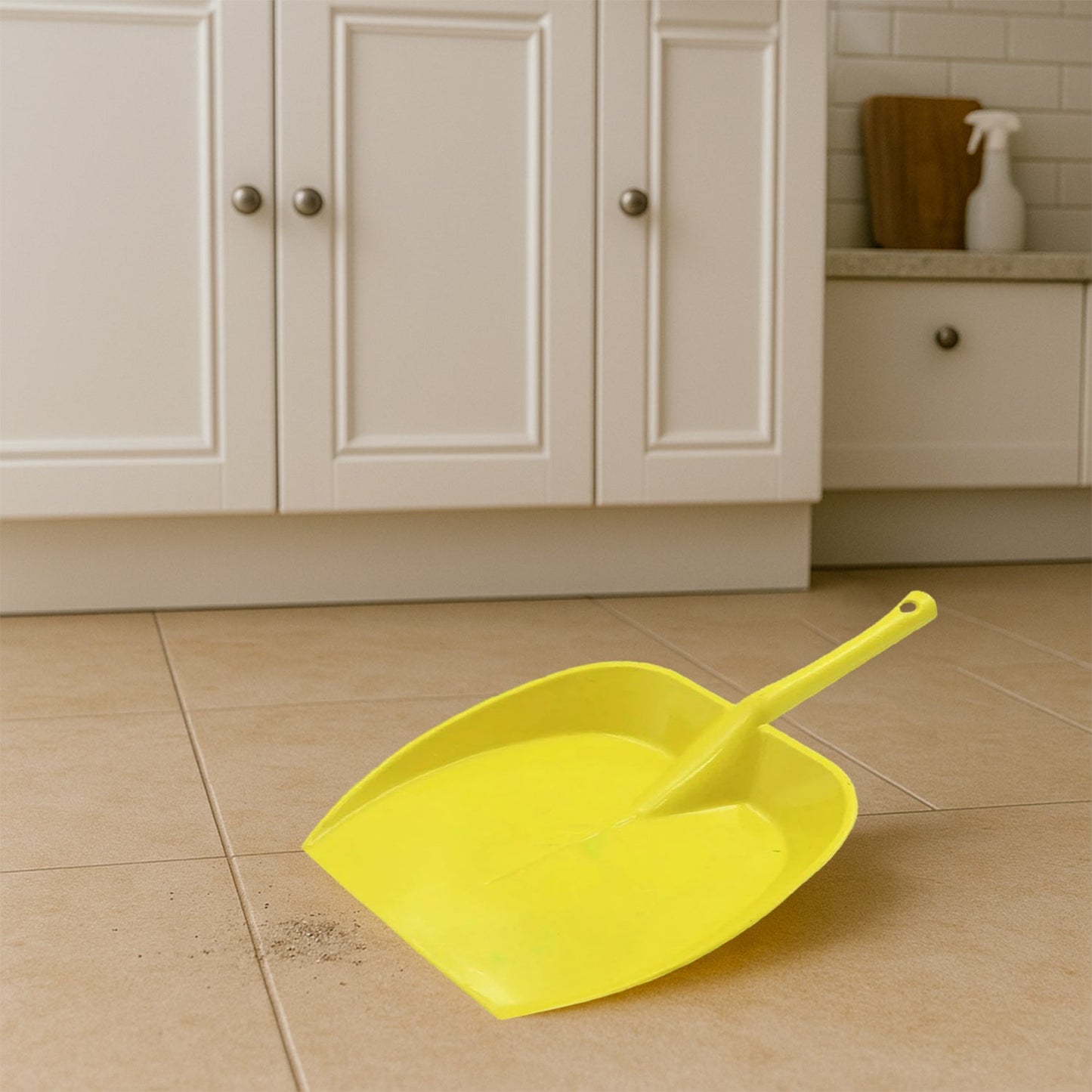Dustpan with Long Handle Dust Collection Pan Tray for Kitchen Home Office  Supdi 1 Pc