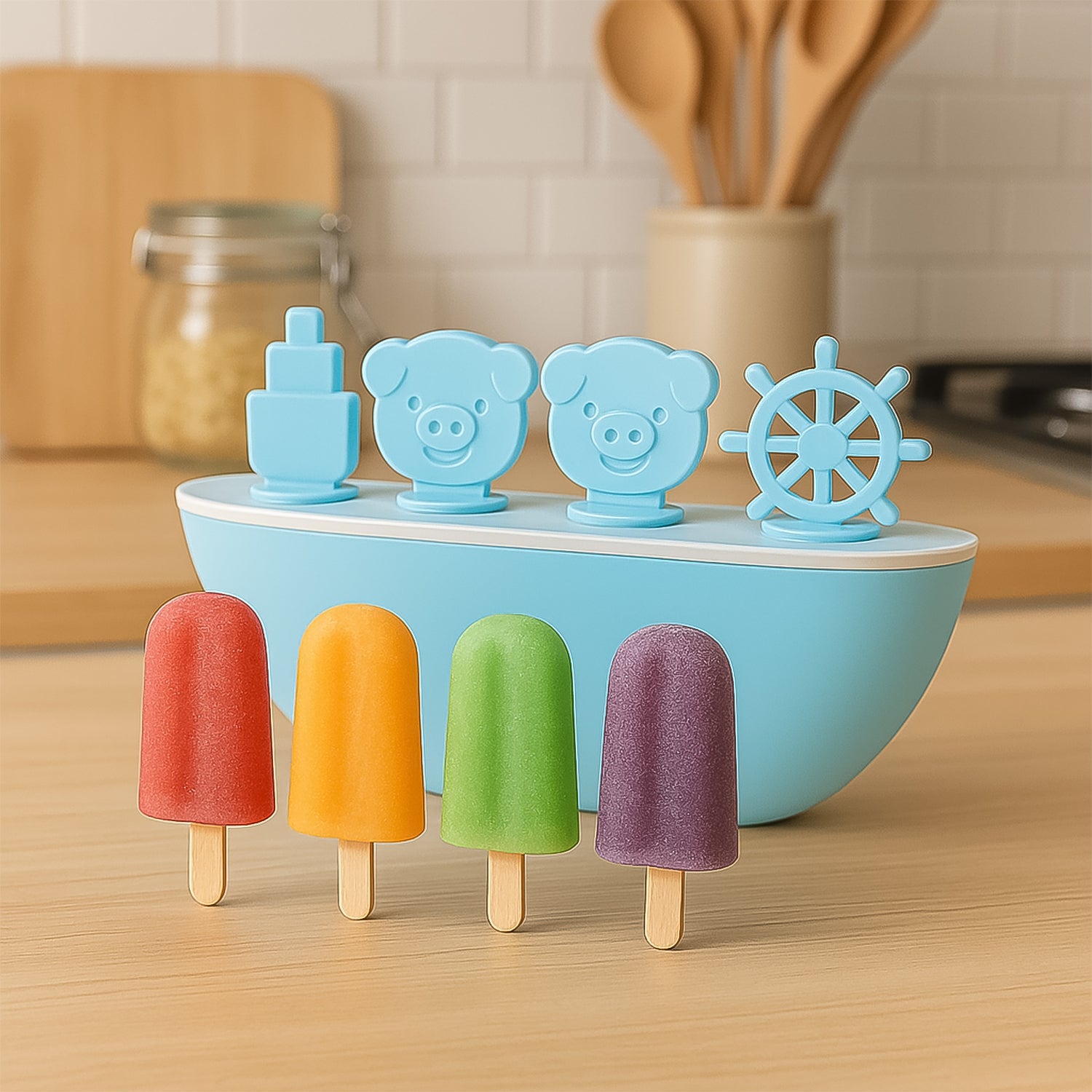 Gift Pop Piggy Mold Kit