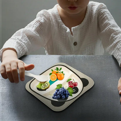 Cute Panda Kids Meal Set – Eco Bamboo Fiber