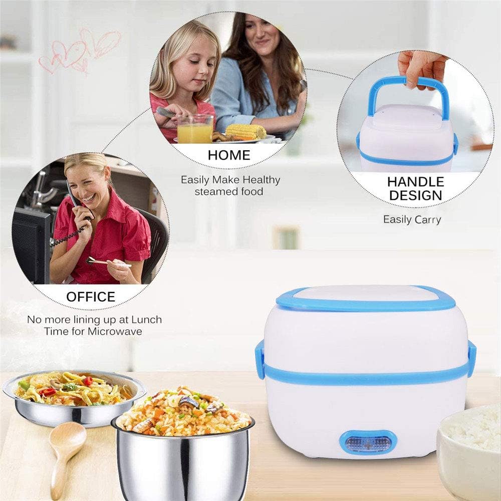 Electric Lunch Box Portable Food Warmer Food Heating Lunch Box  for Car, Truck, office
