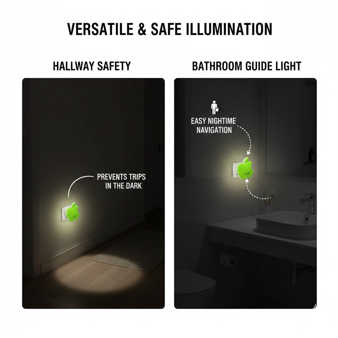 3D Illusion Night Light for Drawing Room & Lobby (1 Pc, Energy-Saving)