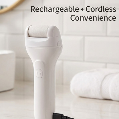 Portable Electric Foot File – Rechargeable Callus Remover & Pedicure Tool Smooth Feet