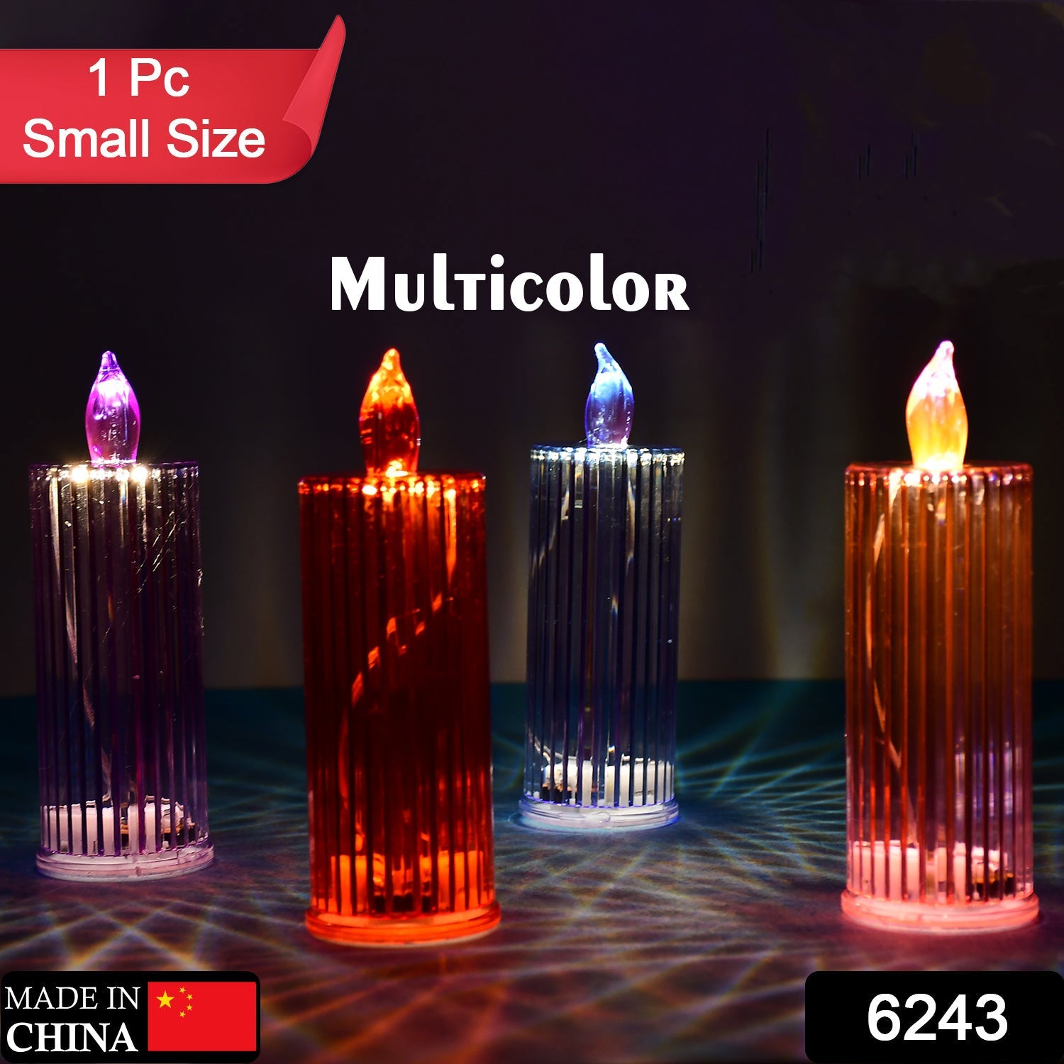 Big Simple Candles Crystal Lights