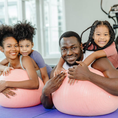 Anti Burst 65 cm Exercise Ball (1 Pc / Mix Design & Color)