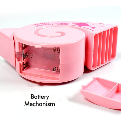 Cute USB Mini Fan: Bright, Quiet & Portable for Your Desk (Battery Not Included)
