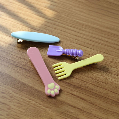 Colorful fashion hair clip set