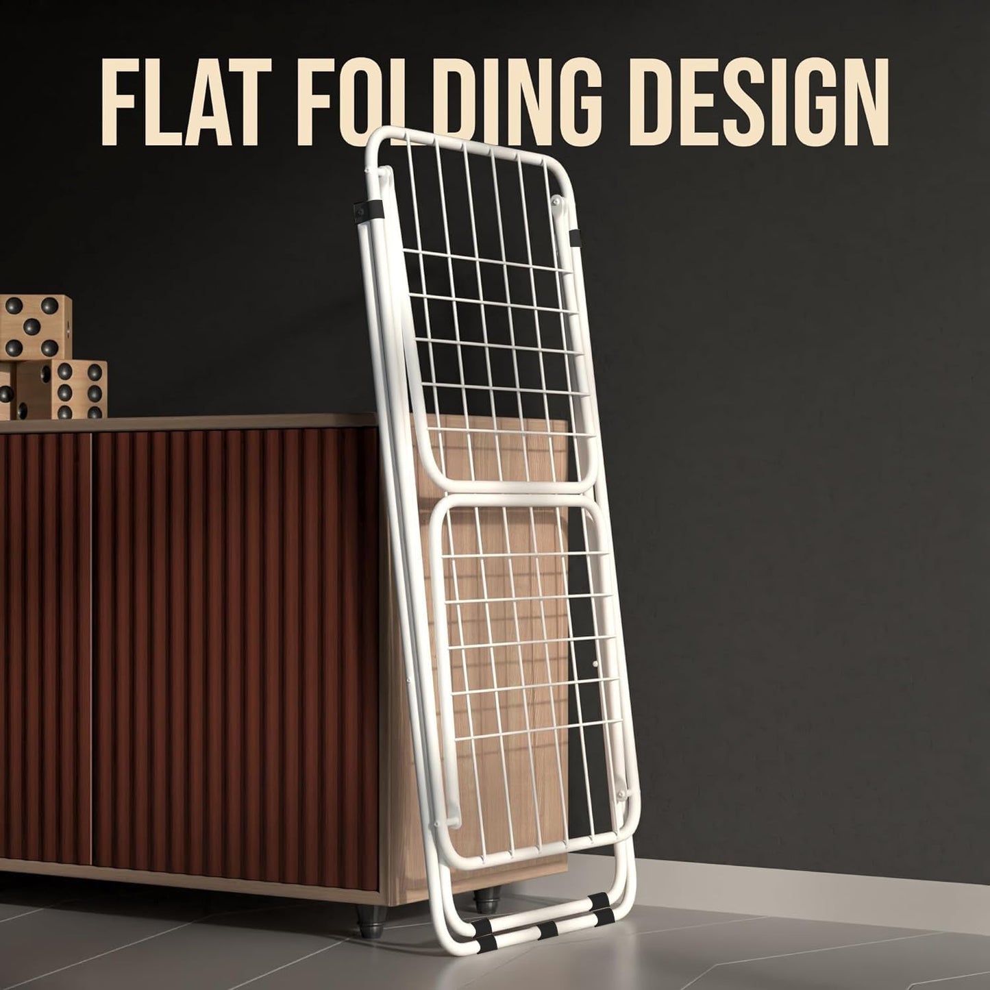 Big Foldable Butterfly Clothes Drying Stand with Wide Wings