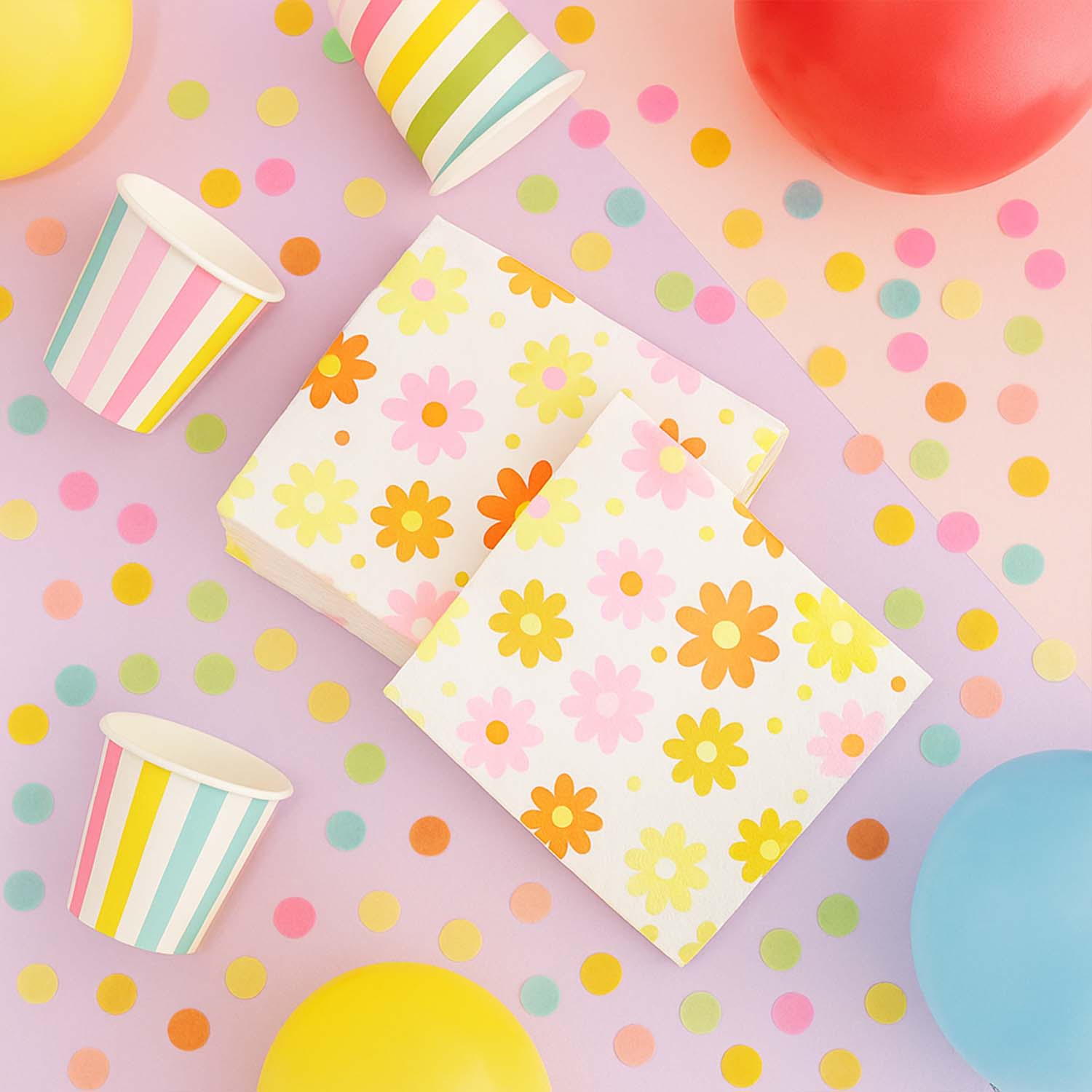 Flower Napkins