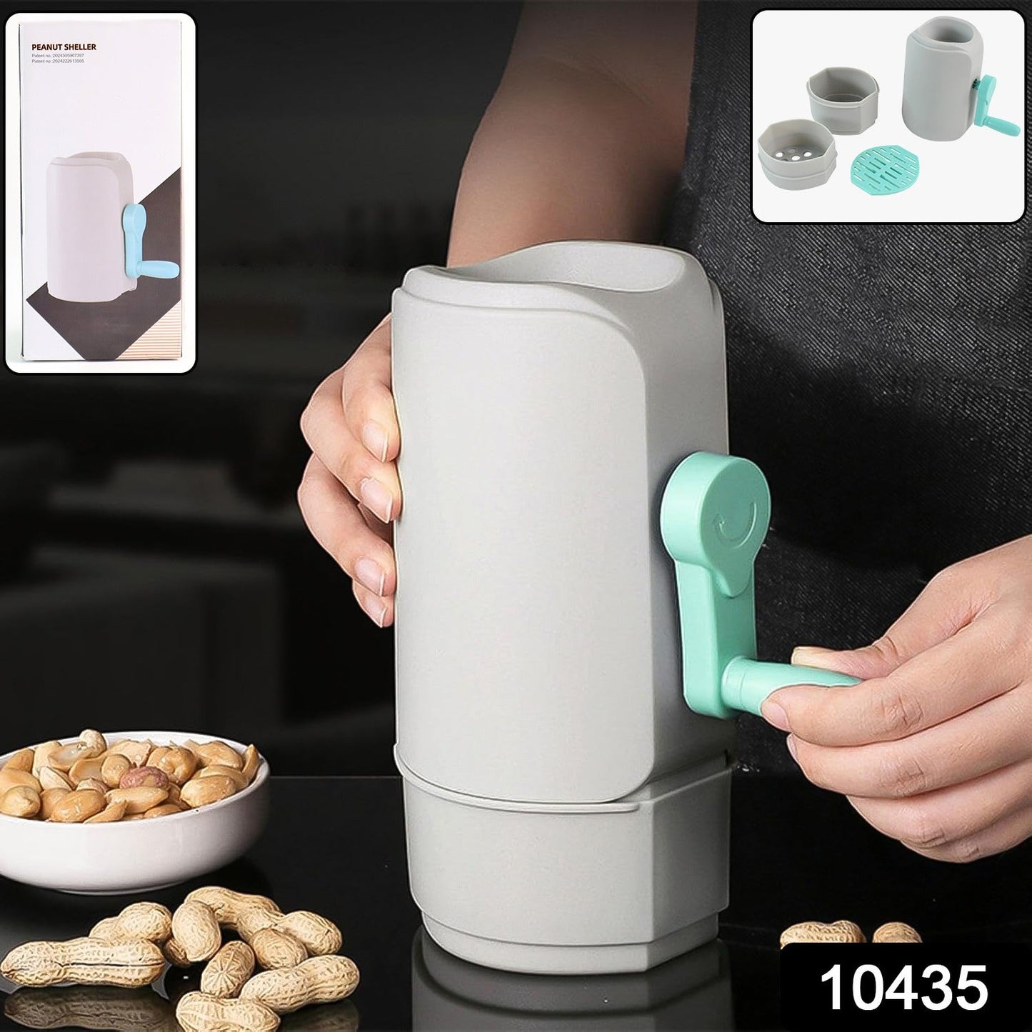 Crank Shell Nut Opener