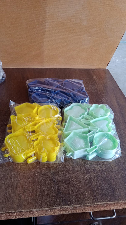 Plastic Cookie Cutter Mould Set (6 Pc)