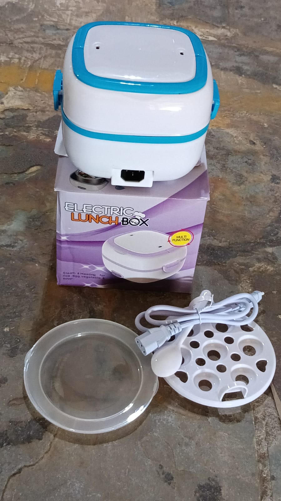 Electric Lunch Box Portable Food Warmer Food Heating Lunch Box  for Car, Truck, office