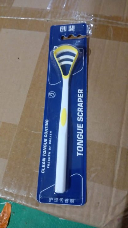 Oral Tongue Cleaner – Stainless Steel Scraper for Personal Dental Care
