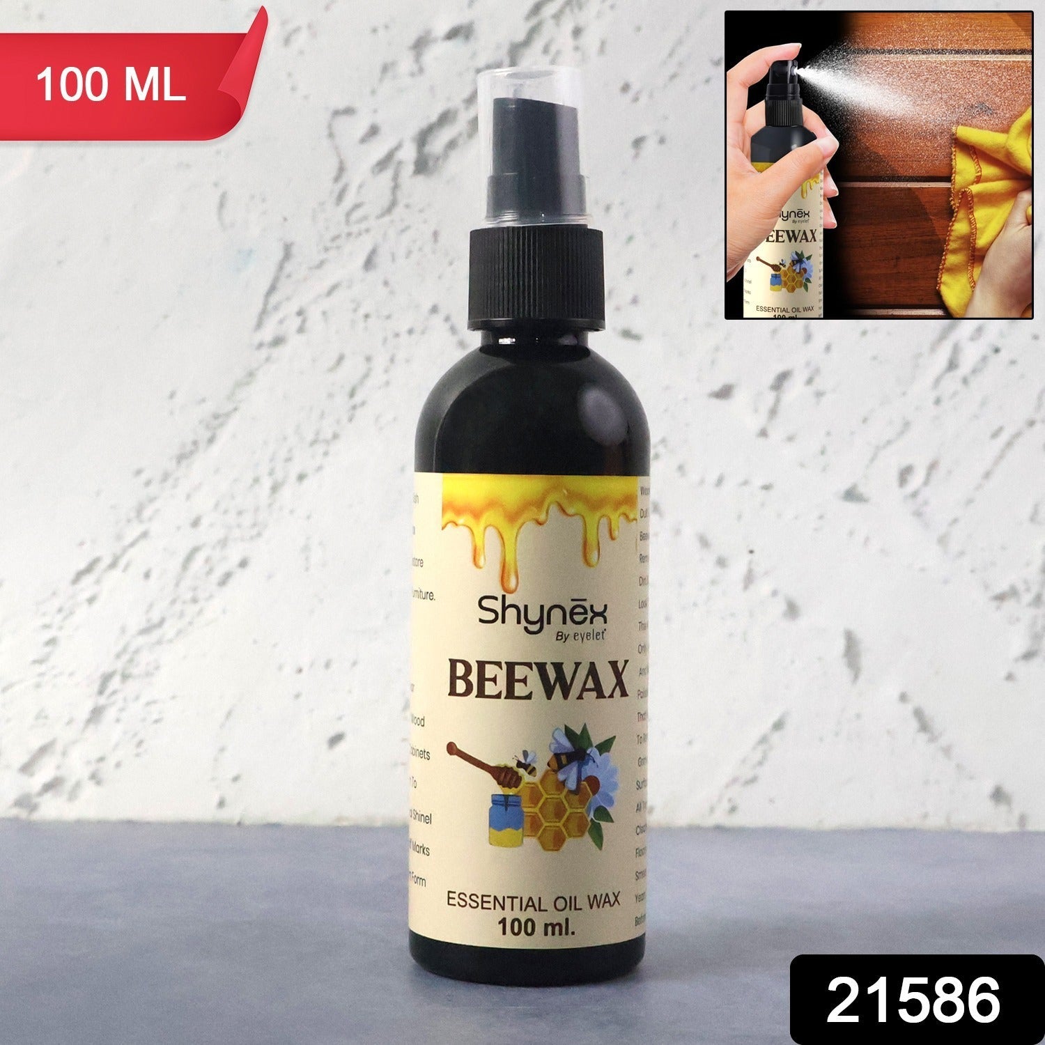 Wax polish spray